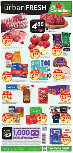 Preview of leaflet Weekly Flyer - Urban Fresh from shop Sobeys is valid from Oct 16, 2025
