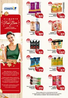 Pré-Visualização do folheto "Ofertas Alimento Que Faz Bem" da loja Cometa Supermercados válido a partir de 02/09/2025