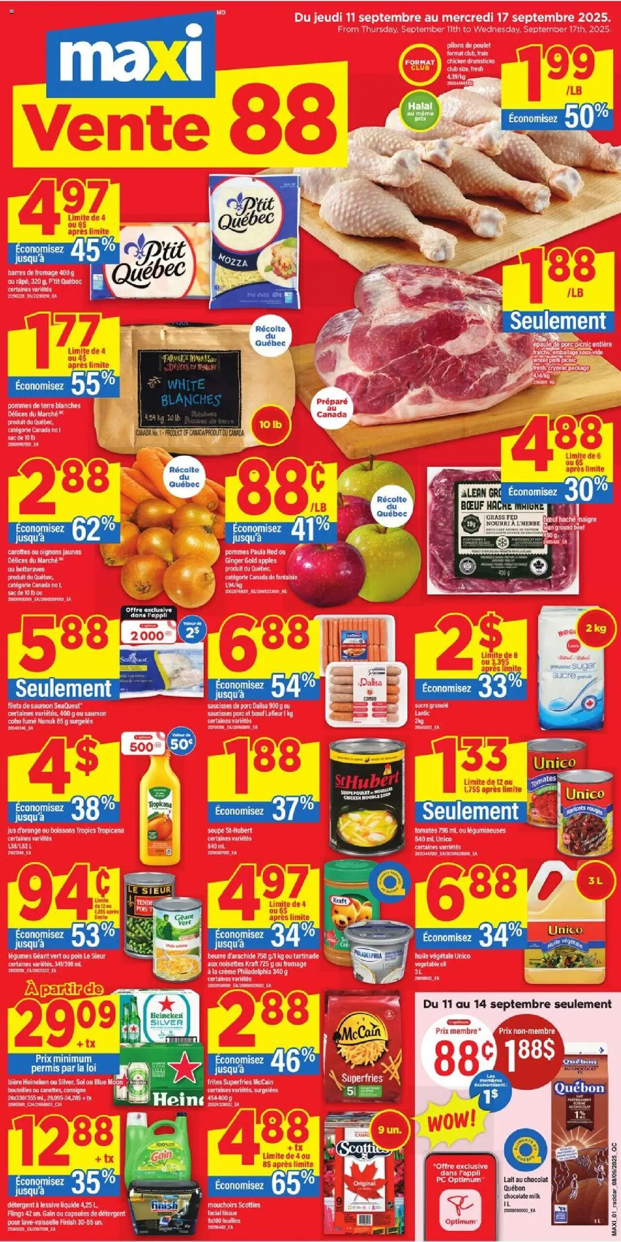Maxi flyer valid from Sep 11, 2025 - page number 1