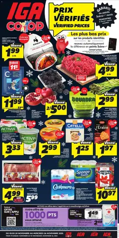 Preview of leaflet New Brunswick from shop IGA is valid from Nov 20, 2025