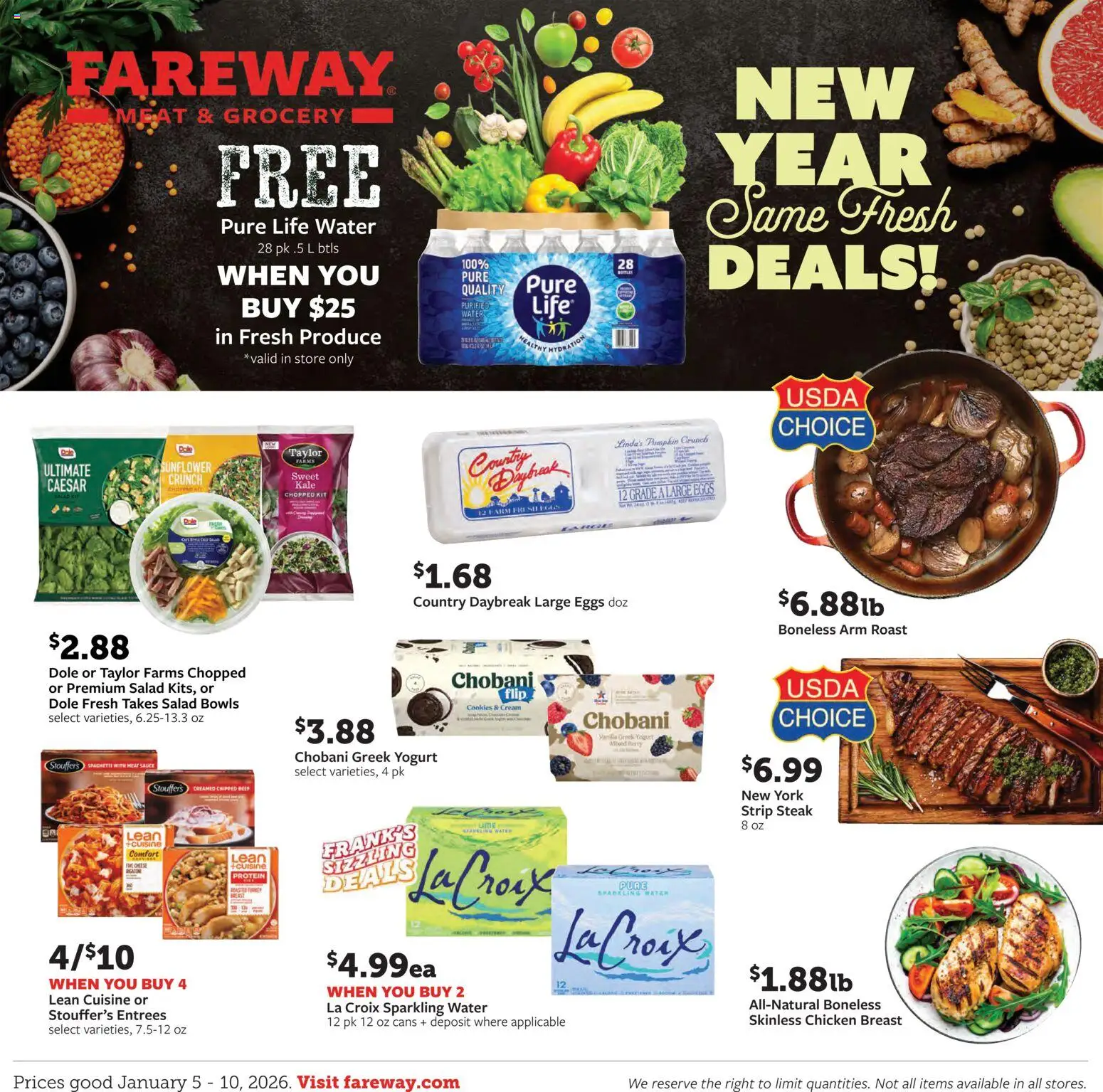 Ad Preview of Fareway Weekly Ad from 01/05/2026