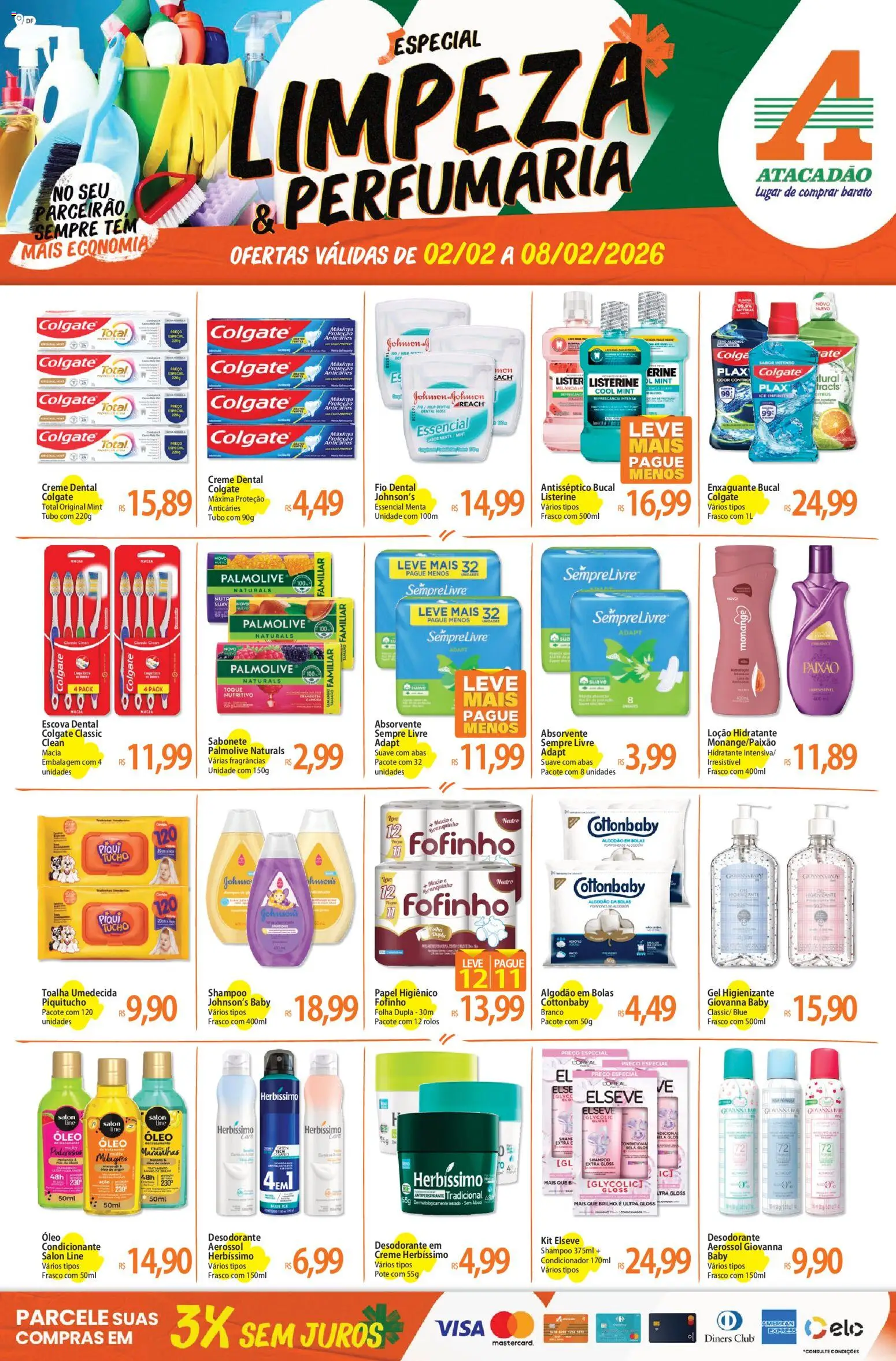 Pré-Visualização do folheto "Ofertas - DF" da loja Atacadão válido a partir de 02/02/2026
