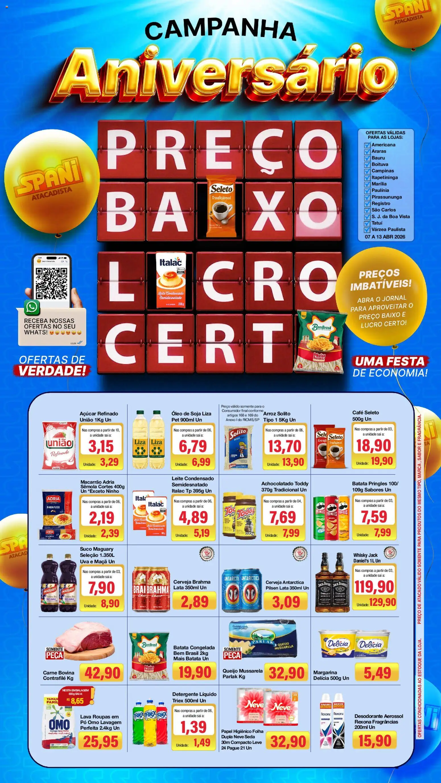 Pré-Visualização do folheto "Spani Atacadista - Ofertas da semana" da loja Spani Atacadista válido a partir de 07/04/2026