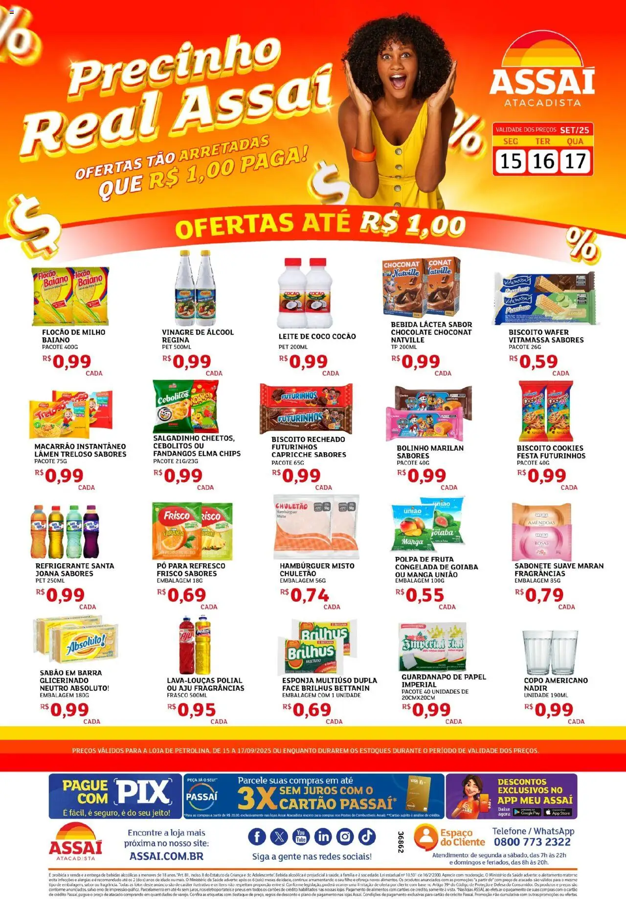 Assaí Atacadista folheto "Encarte - PE" válido a partir de 16/09/2025 - número de página 1