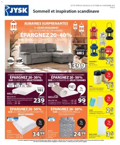 Un aperçu du dépliant Circulaire du magasin JYSK est valide à partir 23 oct. 2025