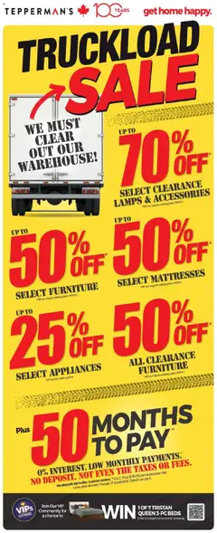 Preview of leaflet Weekly flyer / circulaire from shop Tepperman's is valid from Oct 16, 2025