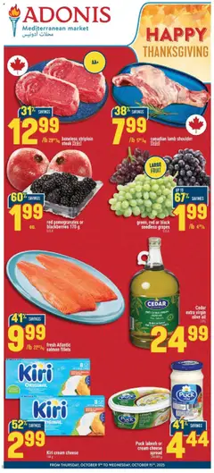 Preview of leaflet Weekly Flyer from shop Adonis is valid from Oct 09, 2025