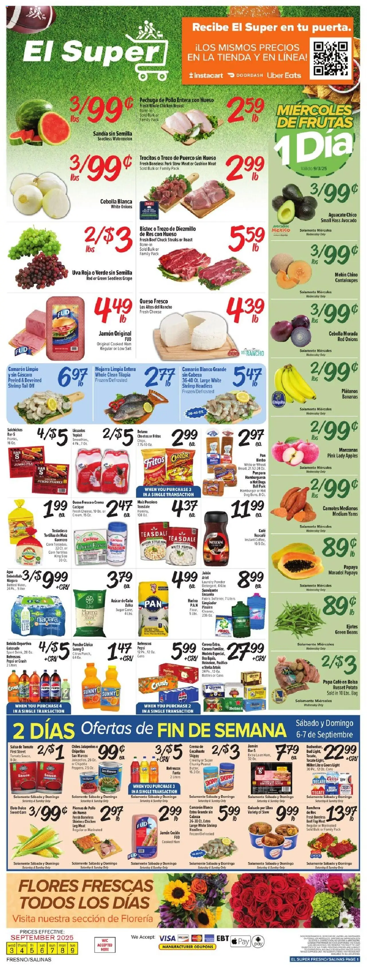 El Super Weekly Ad from 09/03/2025 - Flyer - Page number 1