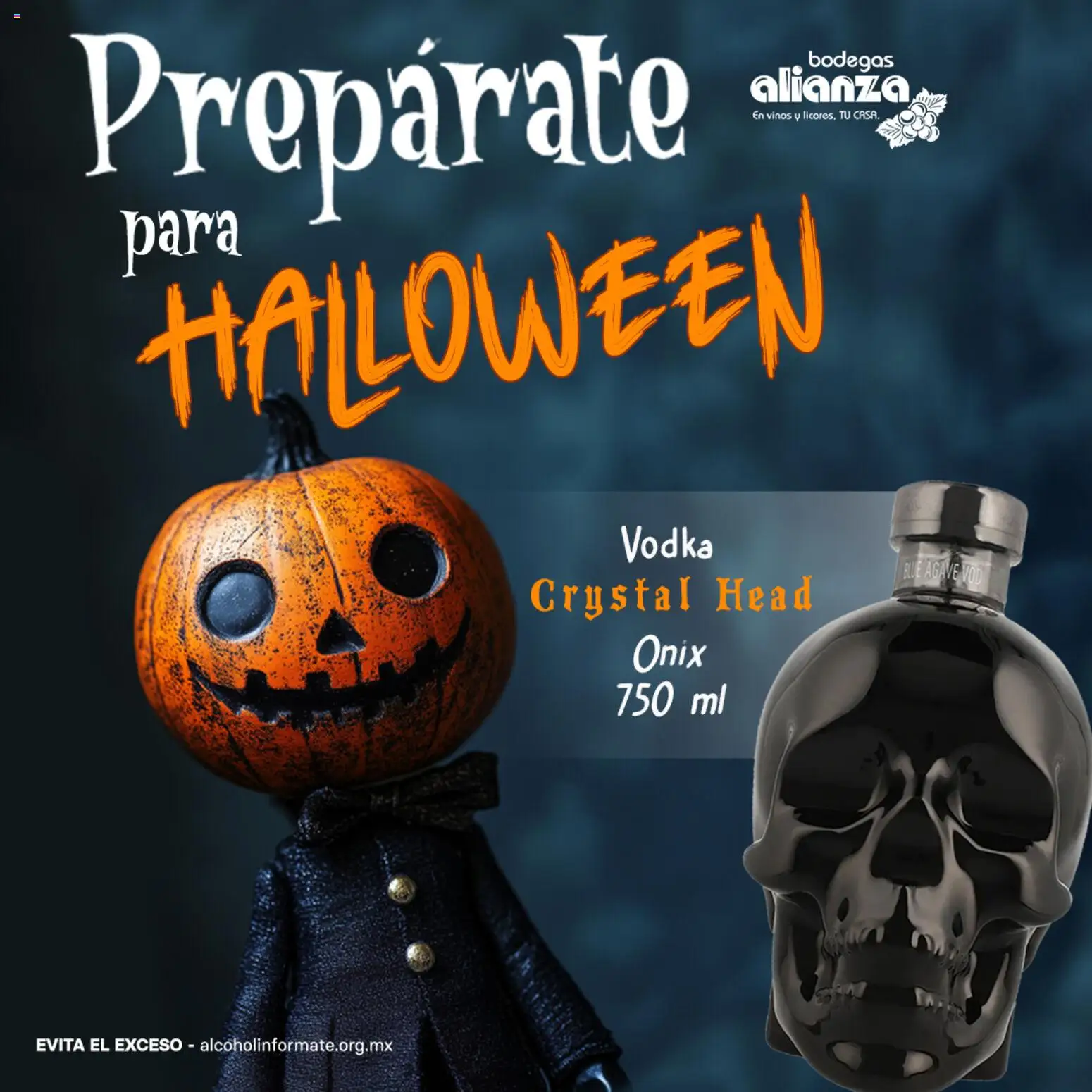 Vista previa las ofertas de la tienda Bodegas Alianza - Catálogo Prepárate para Halloween desde el 30/10/2025 - Vodka, Agave