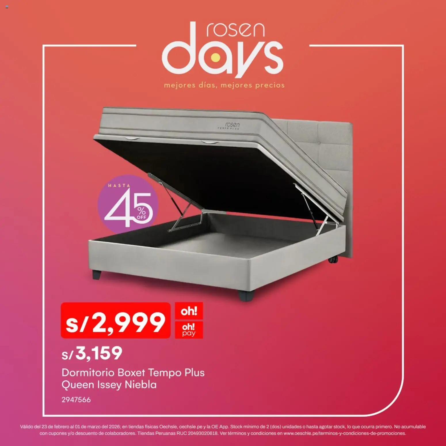 Vista previa de Catálogo de la tienda Oechsle válido desde 23/02/2026