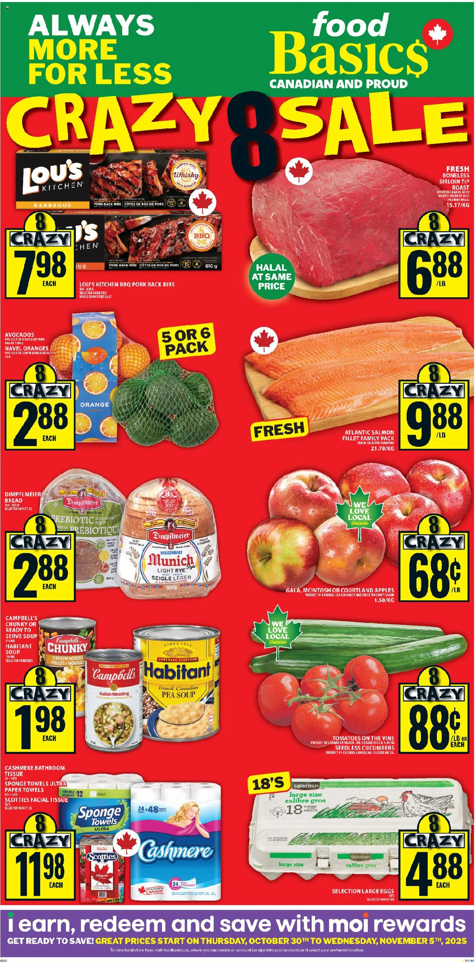 Preview of leaflet Cornwall from shop Food Basics is valid from Oct 30, 2025