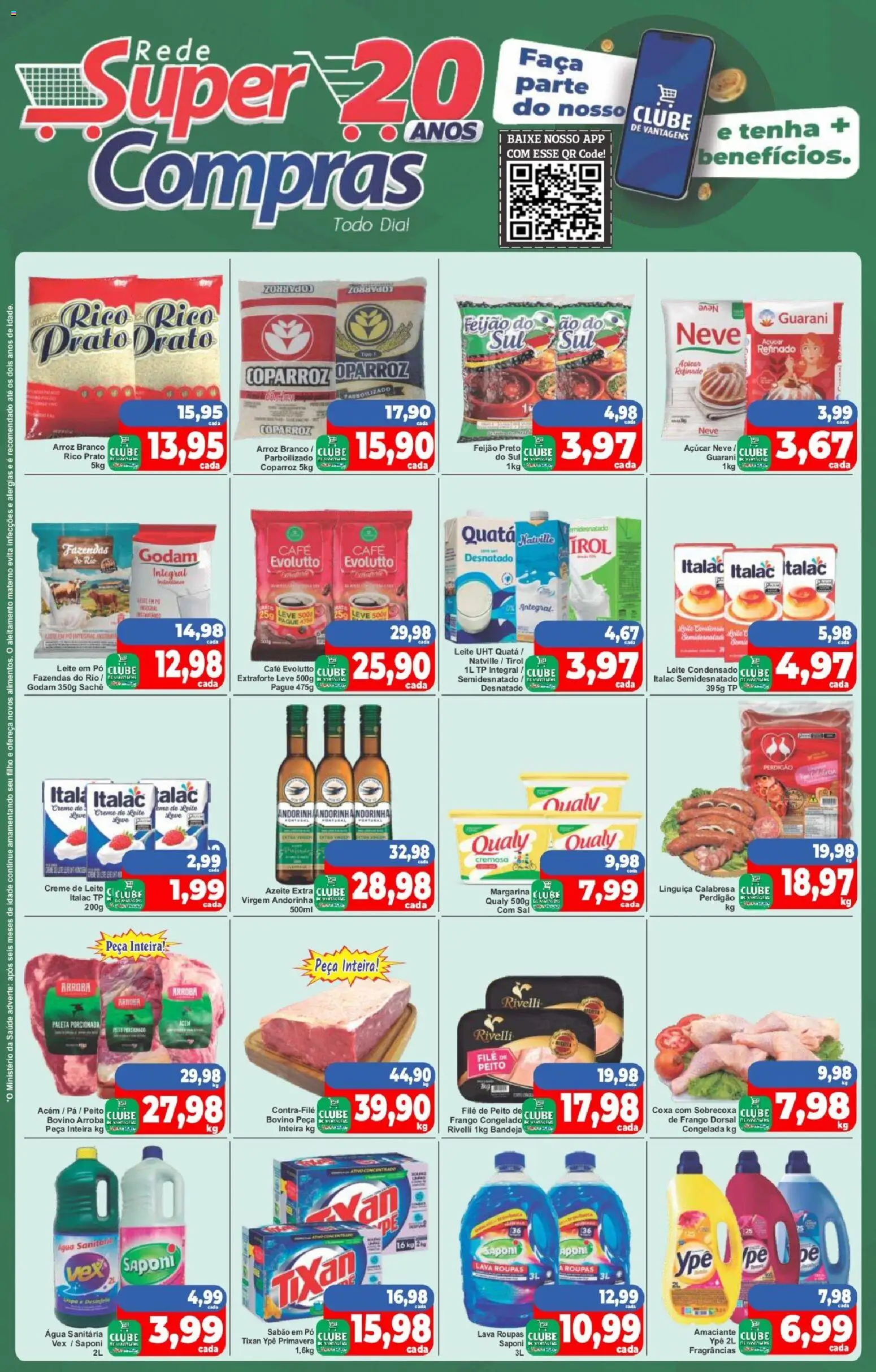Pré-Visualização do folheto "Ofertas da semana" da loja Rede Super Compras válido a partir de 10/11/2025