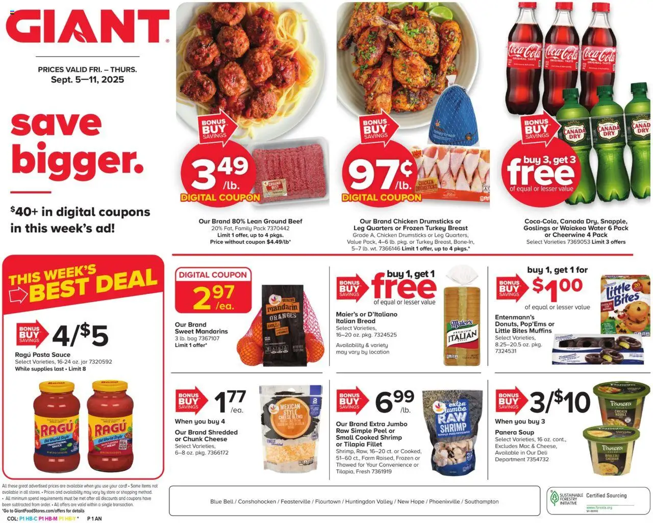Giant Weekly Ad from 09/05/2025 - Flyer - Page number 1