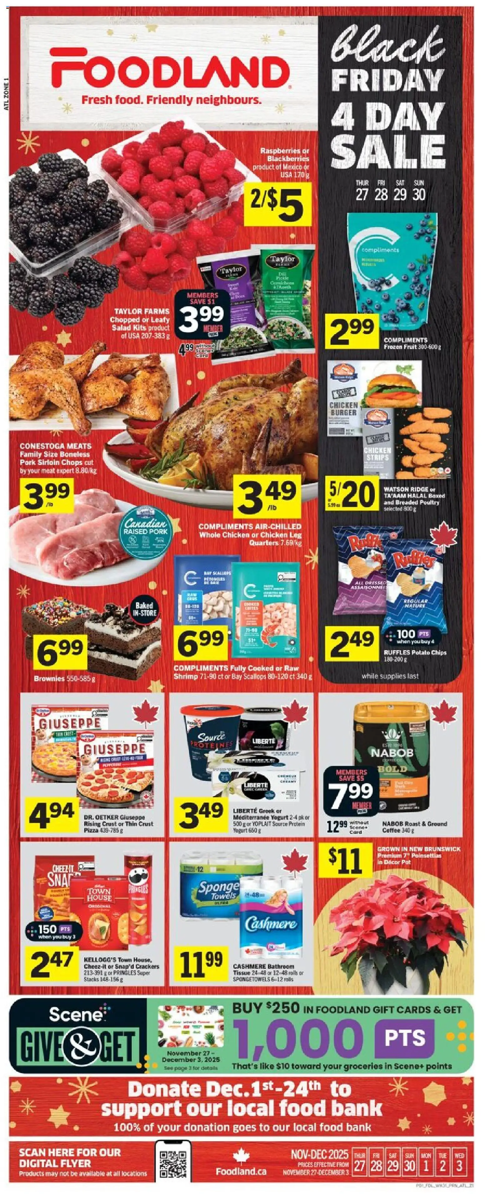 Preview of leaflet Weekly Flyer - NS from shop Foodland is valid from Nov 27, 2025