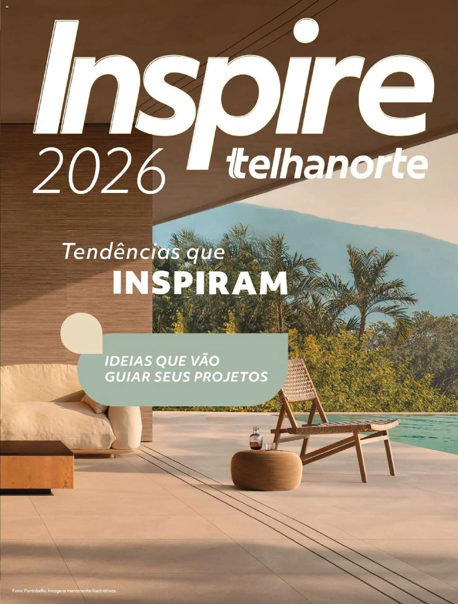 Pré-Visualização do folheto "Telhanorte ofertas Inspiram" da loja Telhanorte válido a partir de 09/03/2026