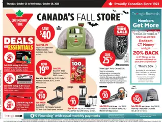 Un aperçu du dépliant Weekly Flyer du magasin Canadian Tire est valide à partir 23 oct. 2025