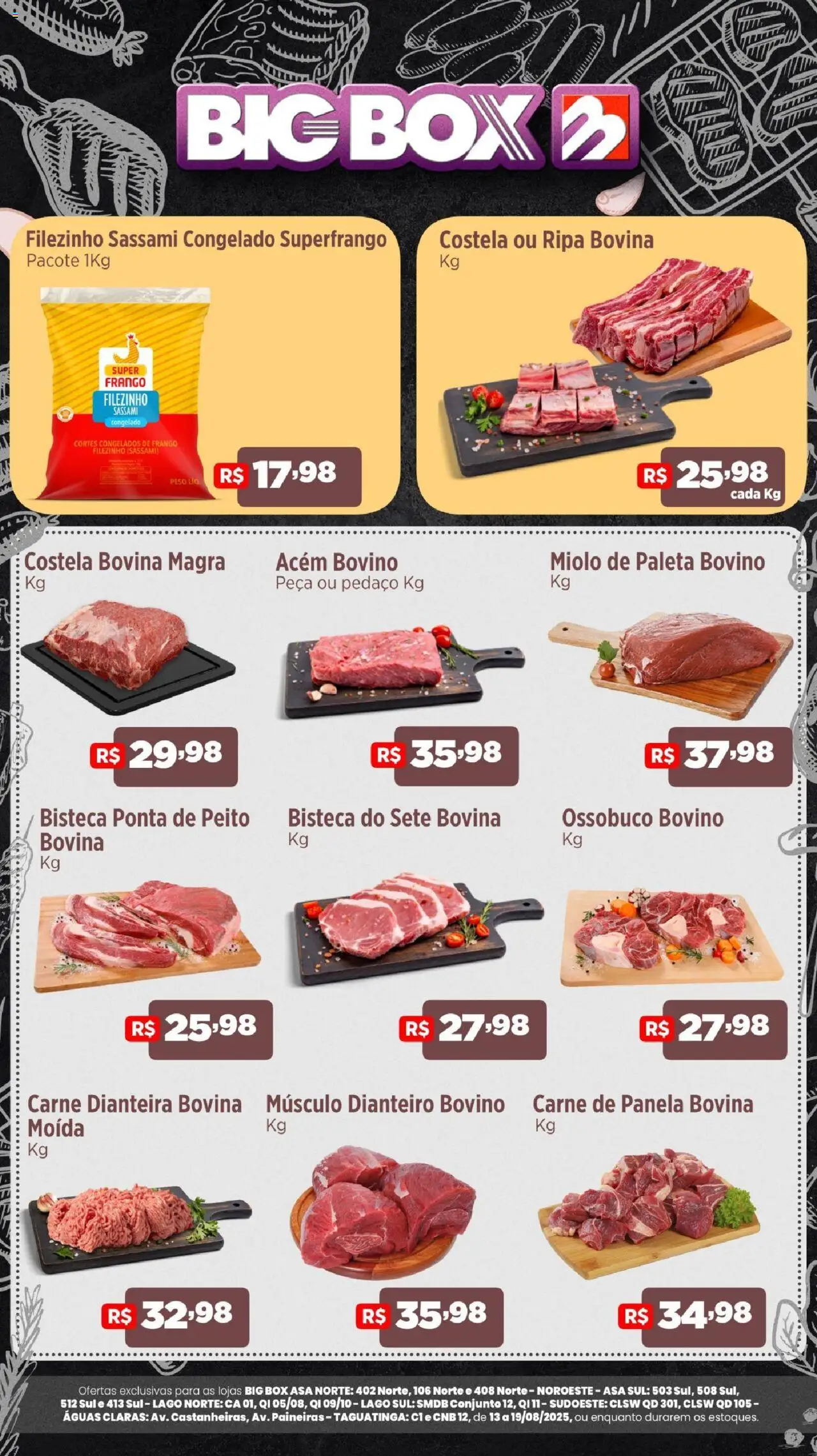 Big Box folheto "Ofertas Carne" válido a partir de 13/08/2025 - número de página 1