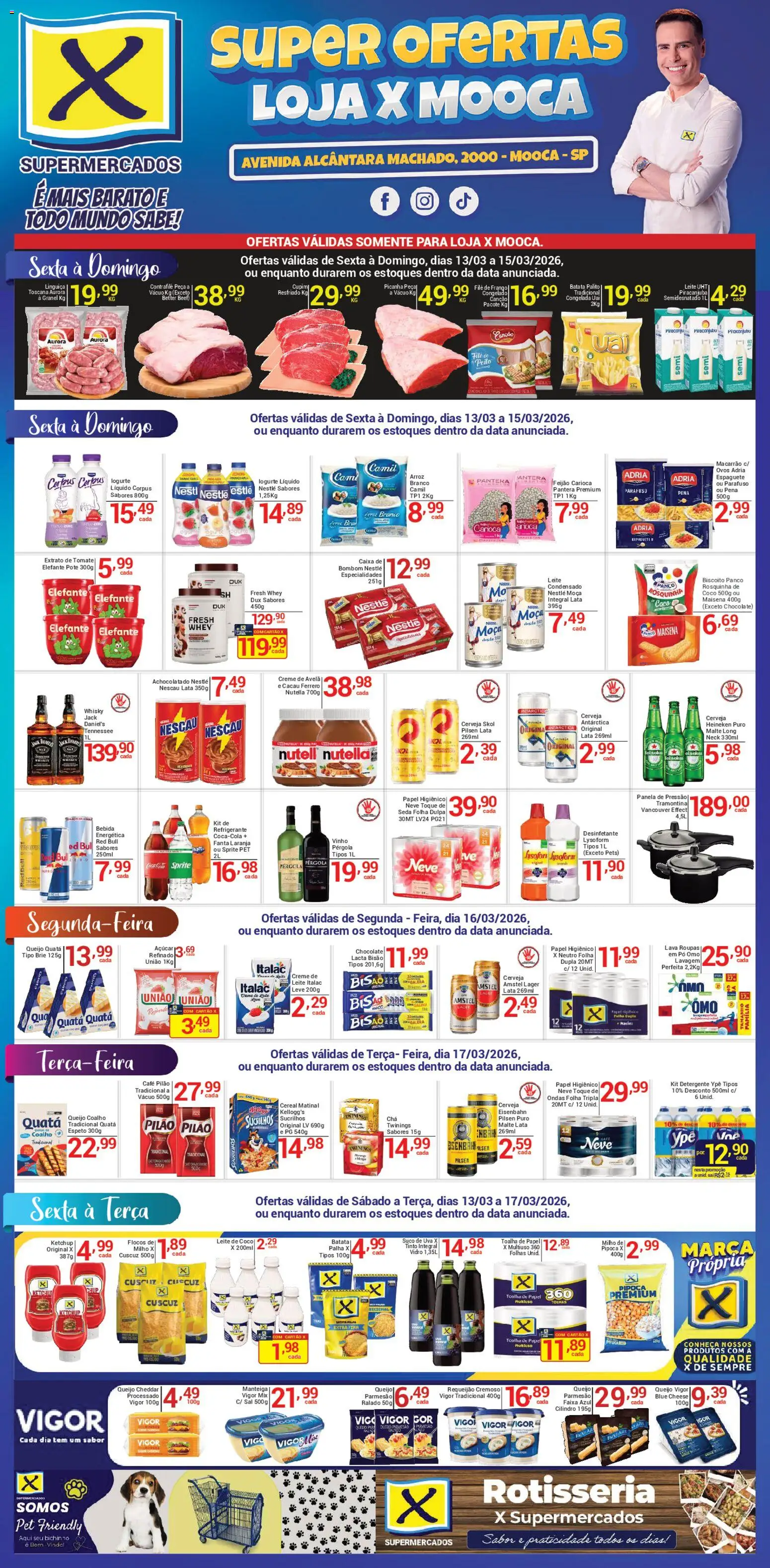 Pré-Visualização do folheto "X Supermercados - Ofertas da semana" da loja X Supermercados válido a partir de 13/03/2026