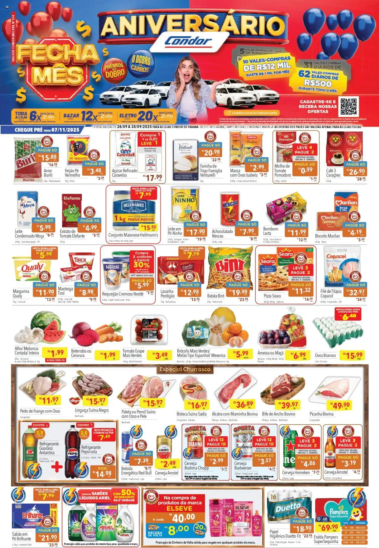 Supermercados Condor folheto "Ofertas da semana" válido a partir de 26/09/2025 - número de página 1