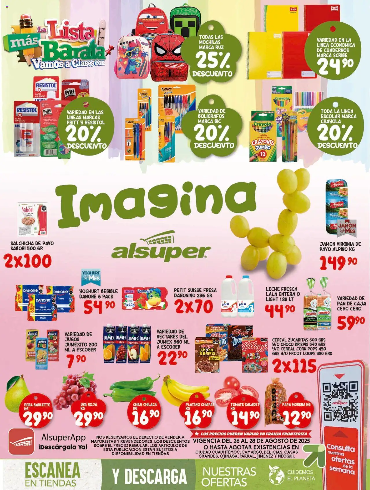 Folleto - Chihuahua Estado Alsuper y sus promociones válidas desde el 26/08/2025 - Número de página 1