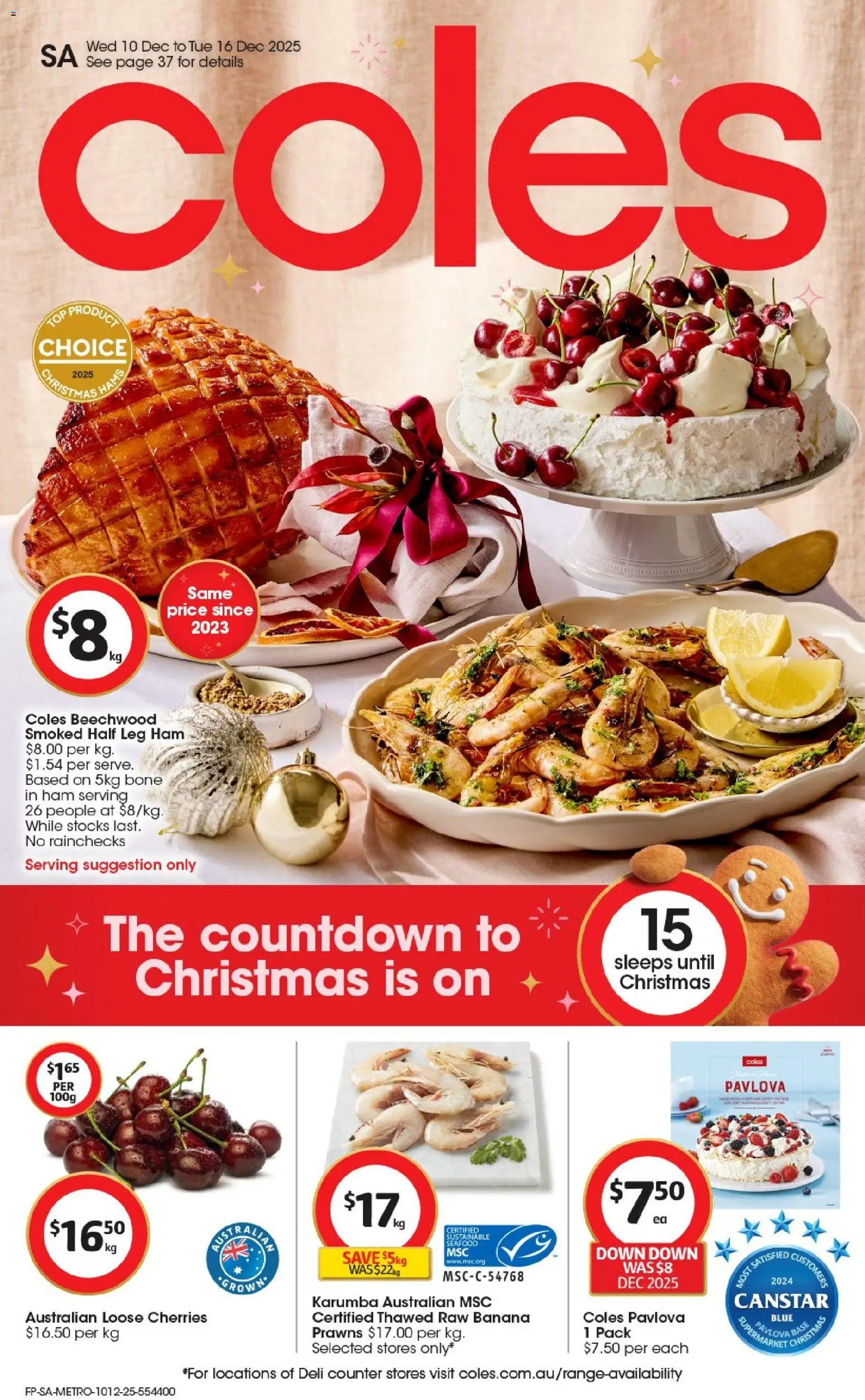 Preview of catalogue Catalogue SA from shop Coles valid 10/12/2025
