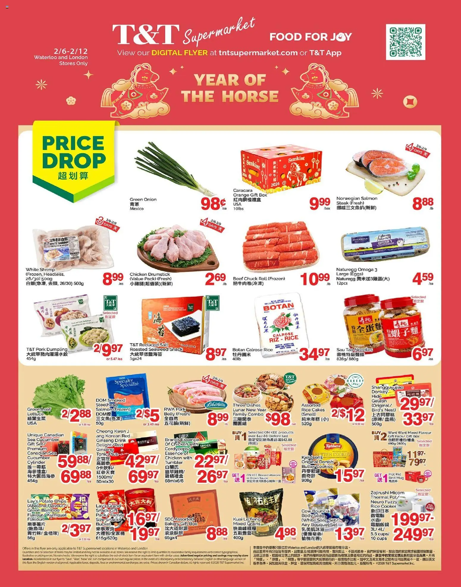 Preview of leaflet Weekly flyer / circulaire from shop T&T Supermarket is valid from Feb 06, 2026