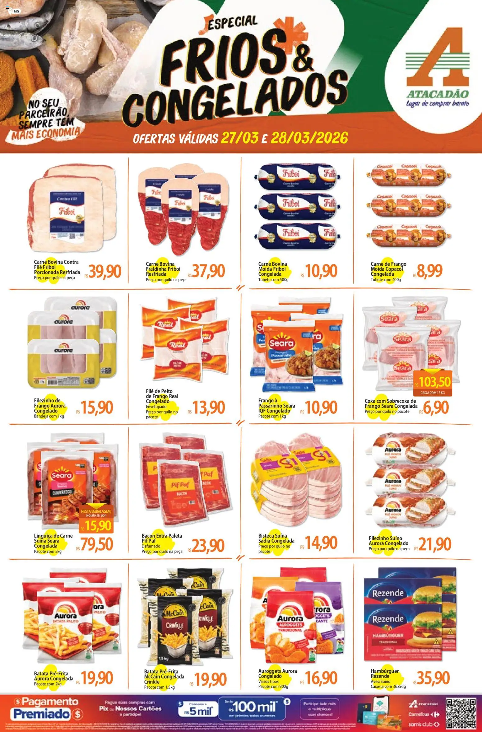 Pré-Visualização do folheto "Atacadão ofertas - MG" da loja Atacadão válido a partir de 27/03/2026