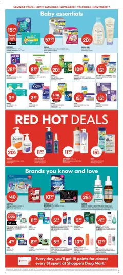 Preview of leaflet Weekly flyer / circulaire from shop Shoppers is valid from Nov 01, 2025 | Page: 9