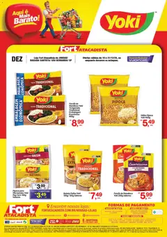 Pré-Visualização do folheto "Ofertas Yoki" da loja Fort Atacadista válido a partir de 18/12/2025