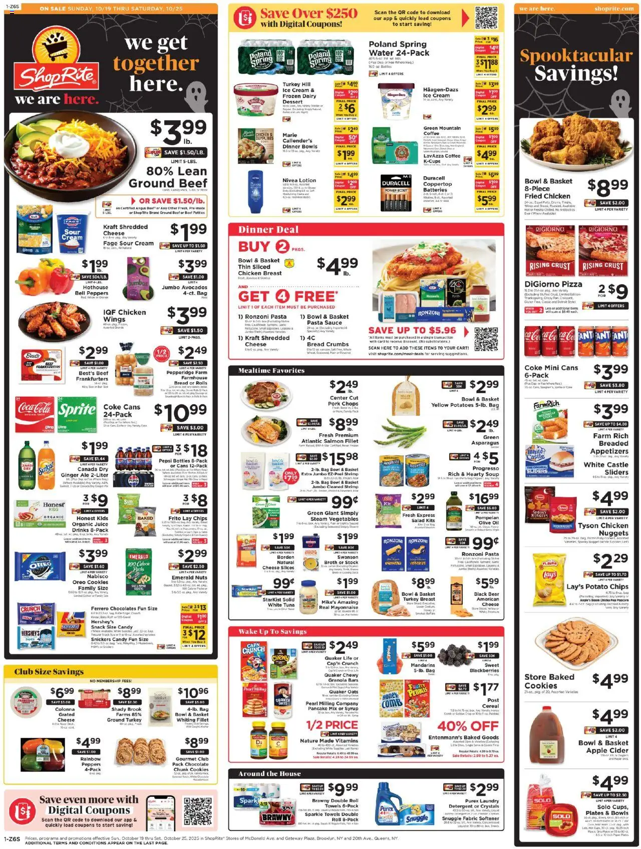 ShopRite Circular from 10/19/2025 >> Weekly Ad, flyer - Page number 1
