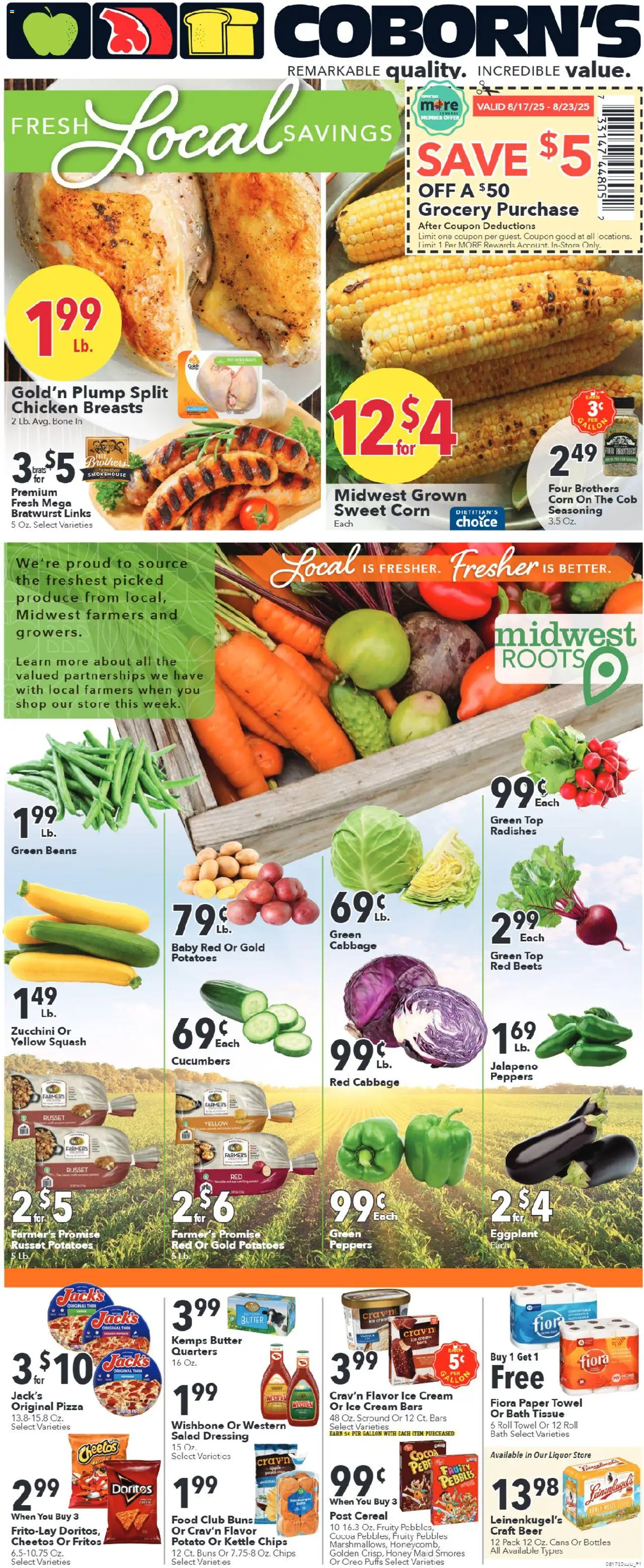 Coborn's Weekly Ad from 08/17/2025 - Flyer - Page number 1