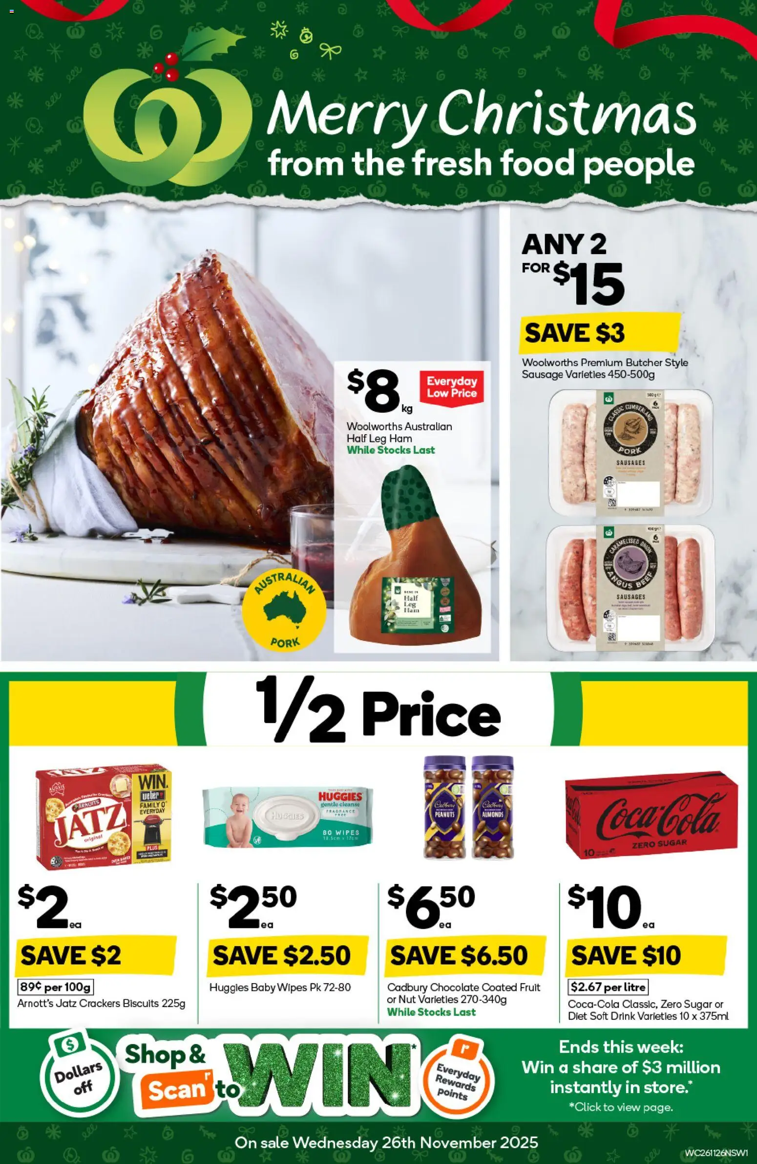 Preview of catalogue Black Friday from shop Woolworths valid 26/11/2025