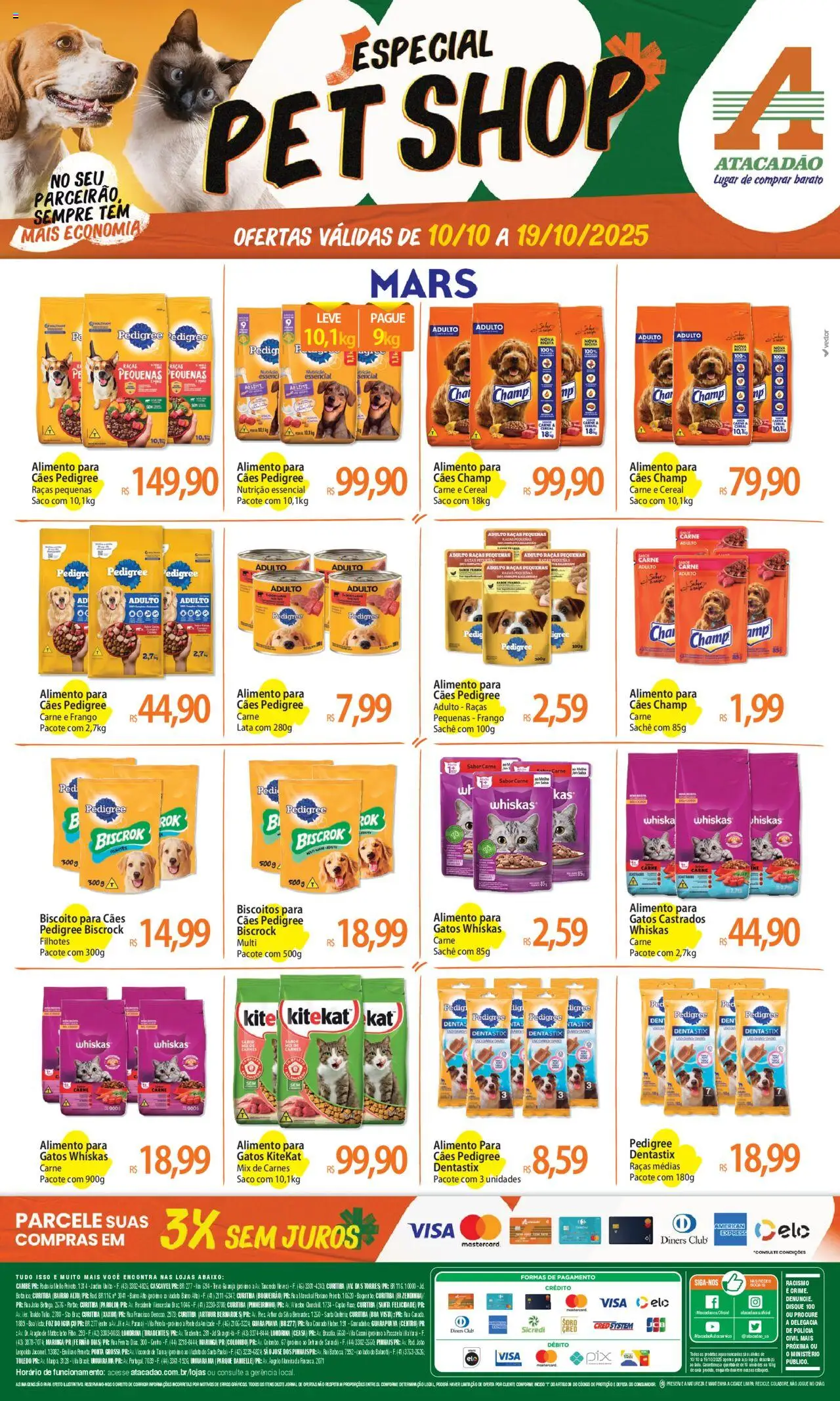 Atacadão folheto "Ofertas - PR" válido a partir de 10/10/2025 - número de página 1