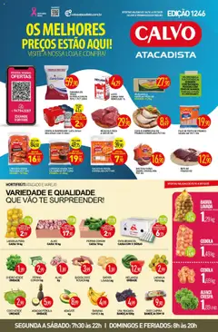 Pré-Visualização do folheto "Ofertas da semana" da loja Calvo Atacadista válido a partir de 06/10/2025