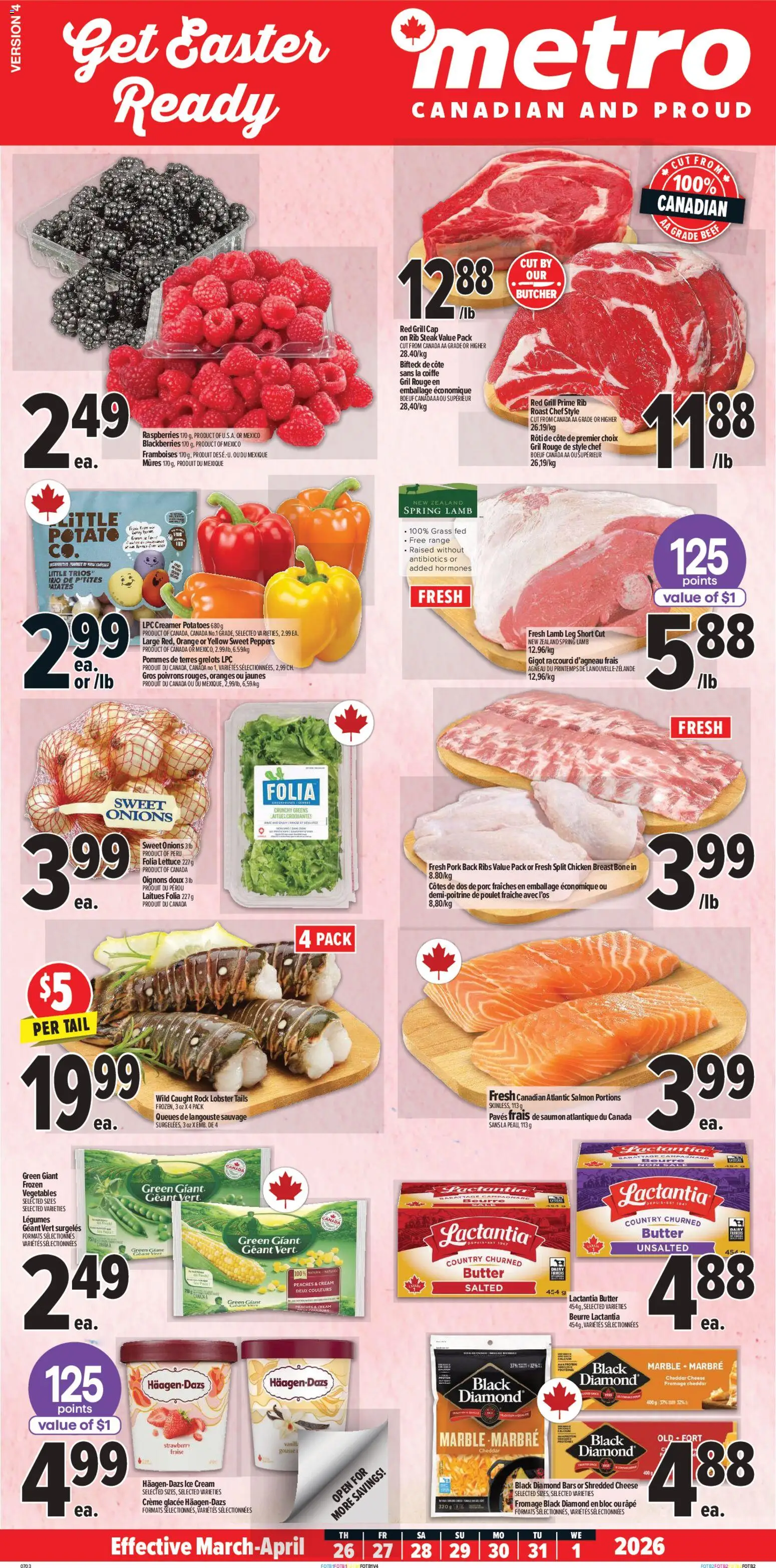 Preview of leaflet Metro weekly flyer - Trois-Pistoles from shop Metro is valid from Mar 26, 2026