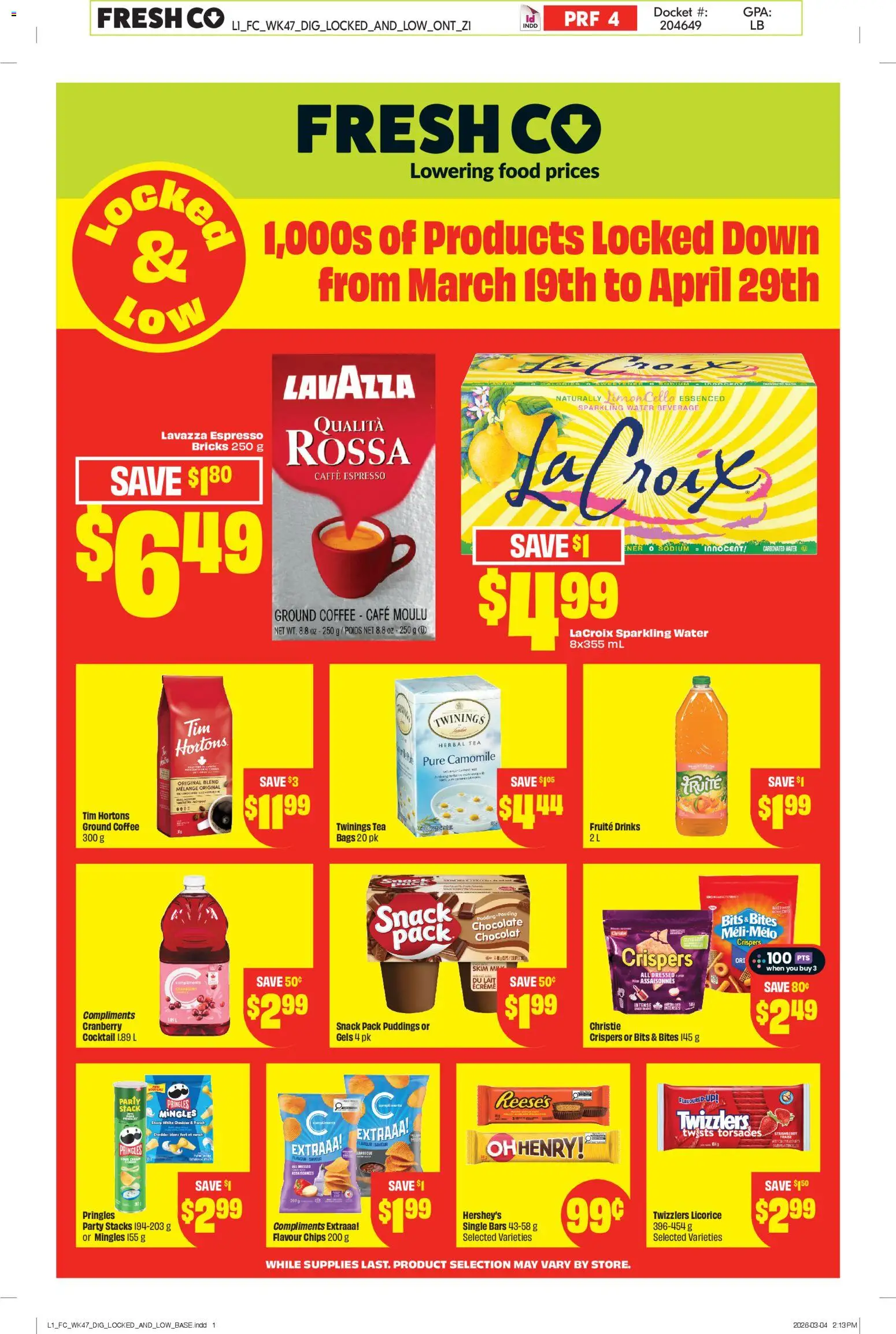 Preview of leaflet FreshCo Special Promotion from shop FreshCo is valid from Mar 19, 2026