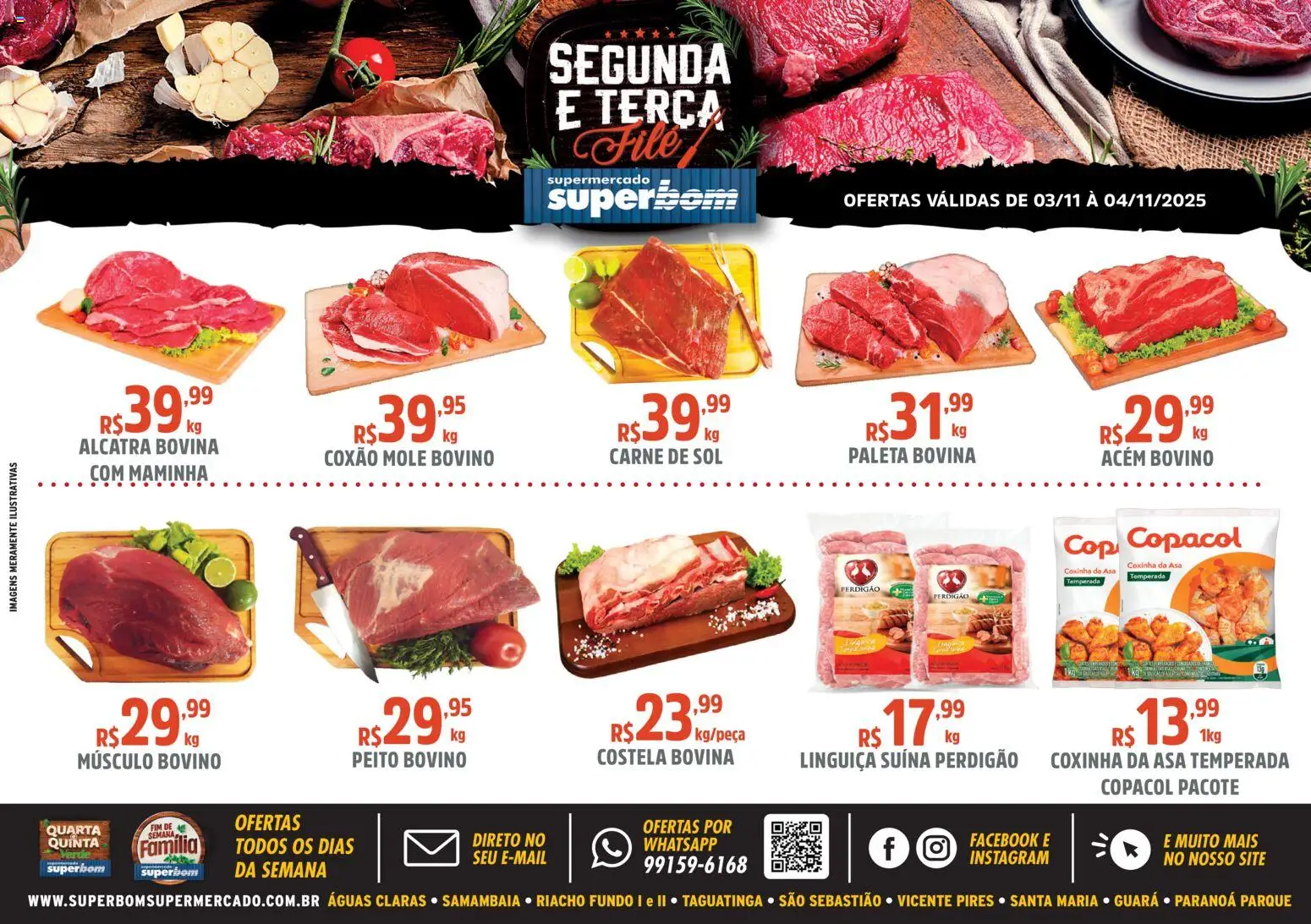 Pré-Visualização do folheto "Ofertas Semanal" da loja Superbom válido a partir de 03/11/2025