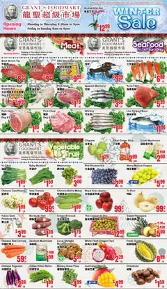 Un aperçu du dépliant Weekly Flyer - Grant’s Foodmart du magasin Oceans est valide à partir 5 déc. 2025