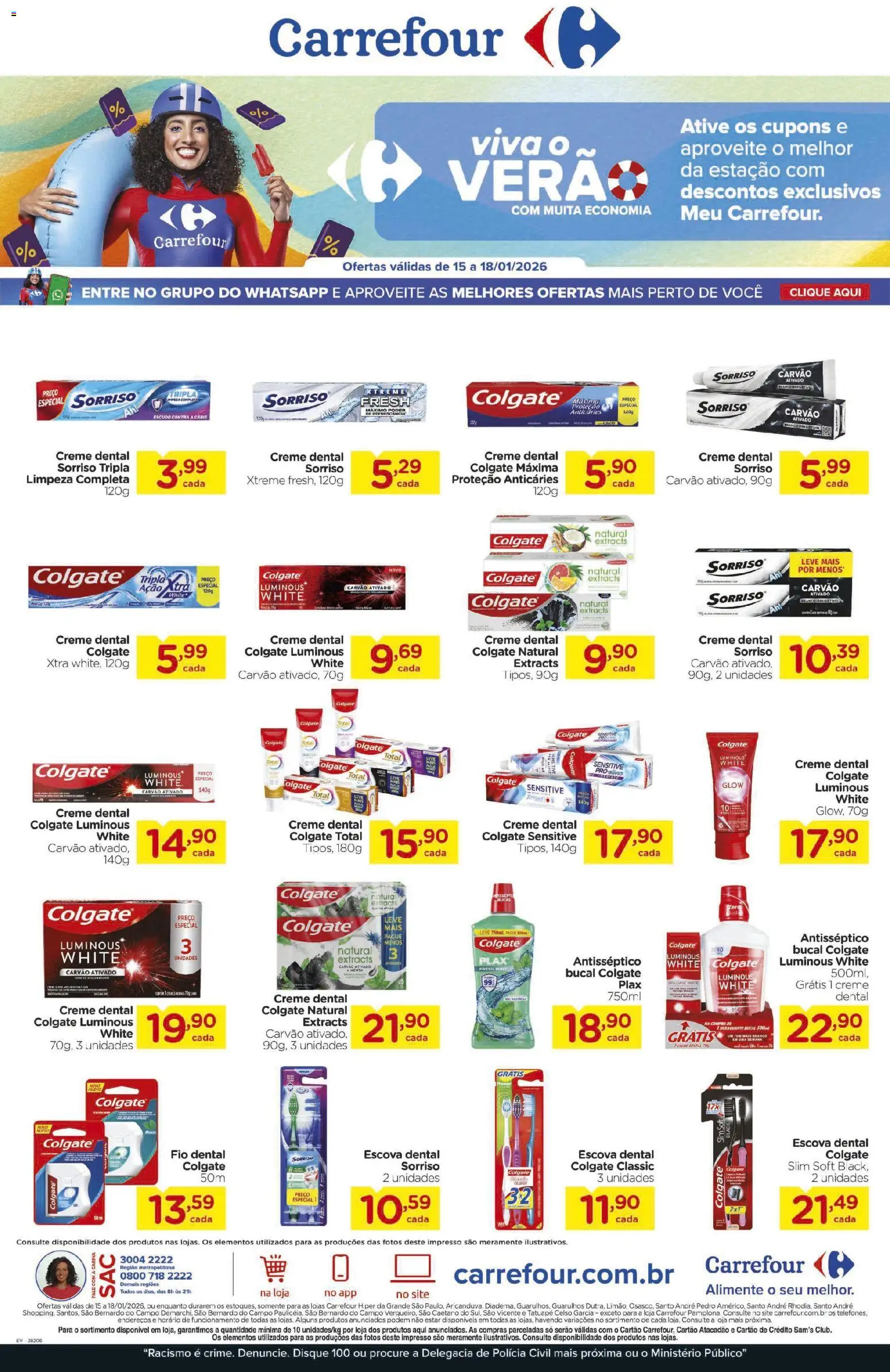 Pré-Visualização do folheto "Ofertas da semana" da loja Carrefour válido a partir de 15/01/2026