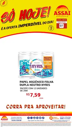 Pré-Visualização do folheto "Assaí Atacadista ofertas - DF" da loja Assaí Atacadista válido a partir de 07/04/2026