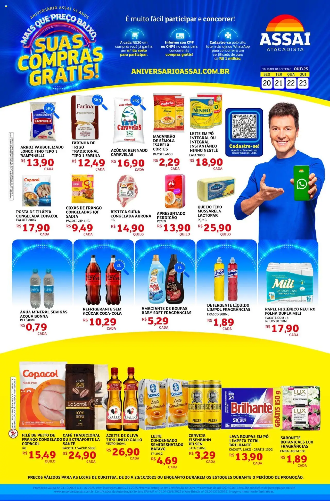 Assaí Atacadista folheto "Encarte - PR" válido a partir de 20/10/2025 - número de página 1