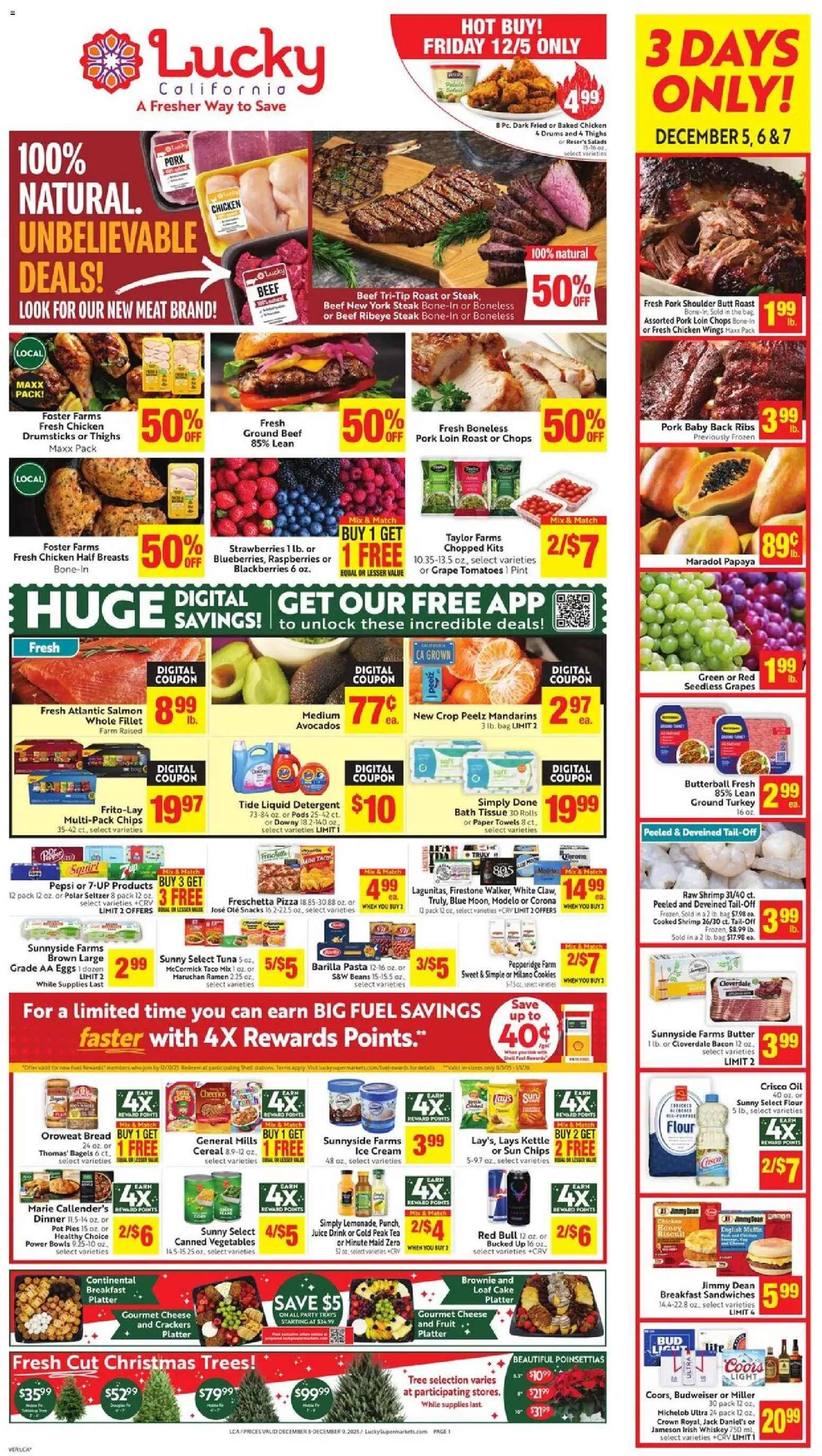 Ad Preview of Lucky Supermarkets Weekly Ad from 12/03/2025