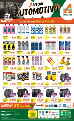 Pré-Visualização do folheto "Ofertas - RR" da loja Atacadão válido a partir de 28/10/2025