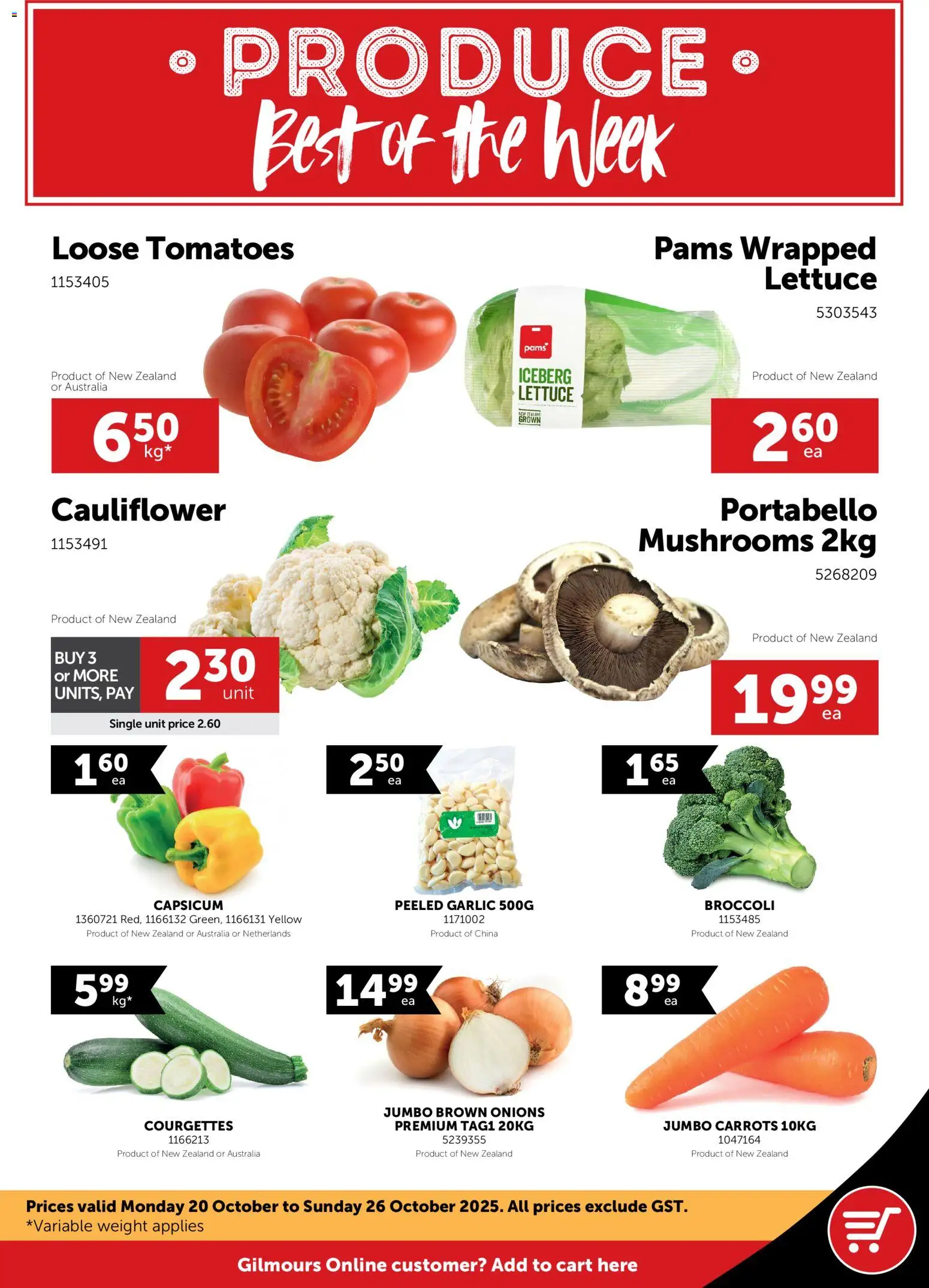 Catalogue Gilmours catalogue valid from 20 Oct 2025 - page 1