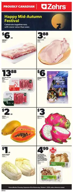 Un aperçu du dépliant General Merchandise du magasin Zehrs est valide à partir 18 sept. 2025