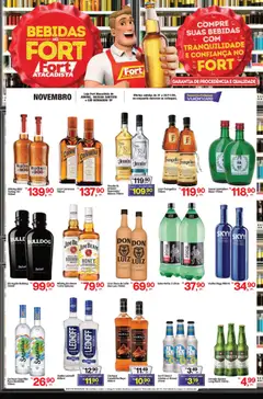 Pré-Visualização do folheto "Ofertas Bebidas" da loja Fort Atacadista válido a partir de 21/11/2025