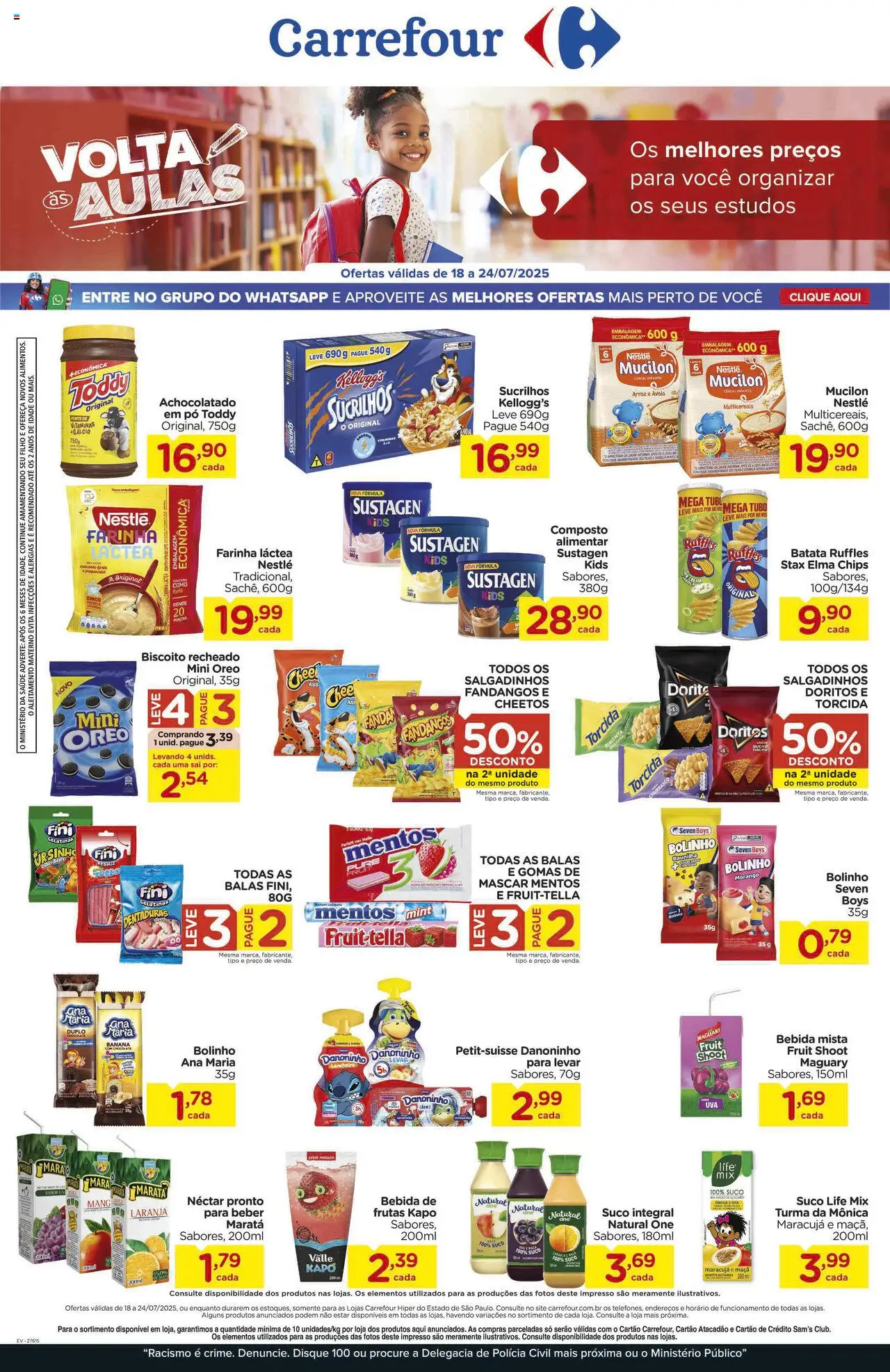 Carrefour folheto "Ofertas da semana" válido a partir de 18/07/2025 - número de página 1
