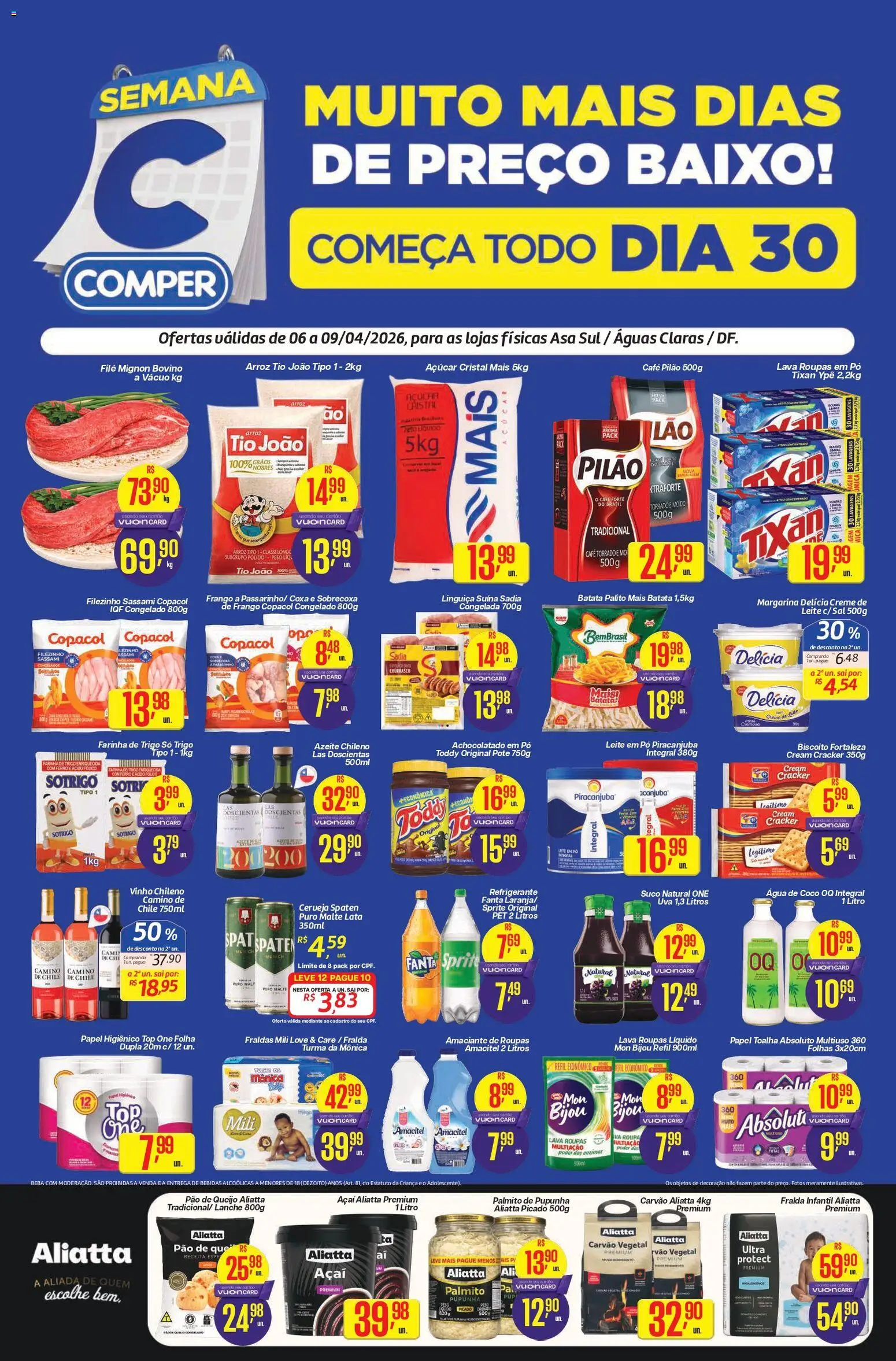Pré-Visualização do folheto "Comper - Ofertas da semana" da loja Comper válido a partir de 06/04/2026
