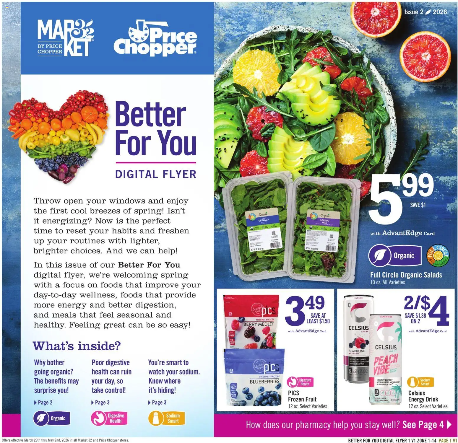 Ad Preview of Price Chopper Price Chopper Better For You from 03/29/2026