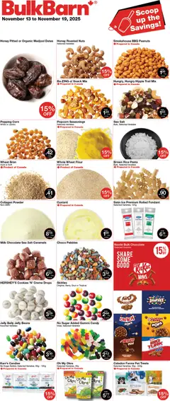 Preview of leaflet Weekly Flyer from shop Bulk Barn is valid from Nov 13, 2025